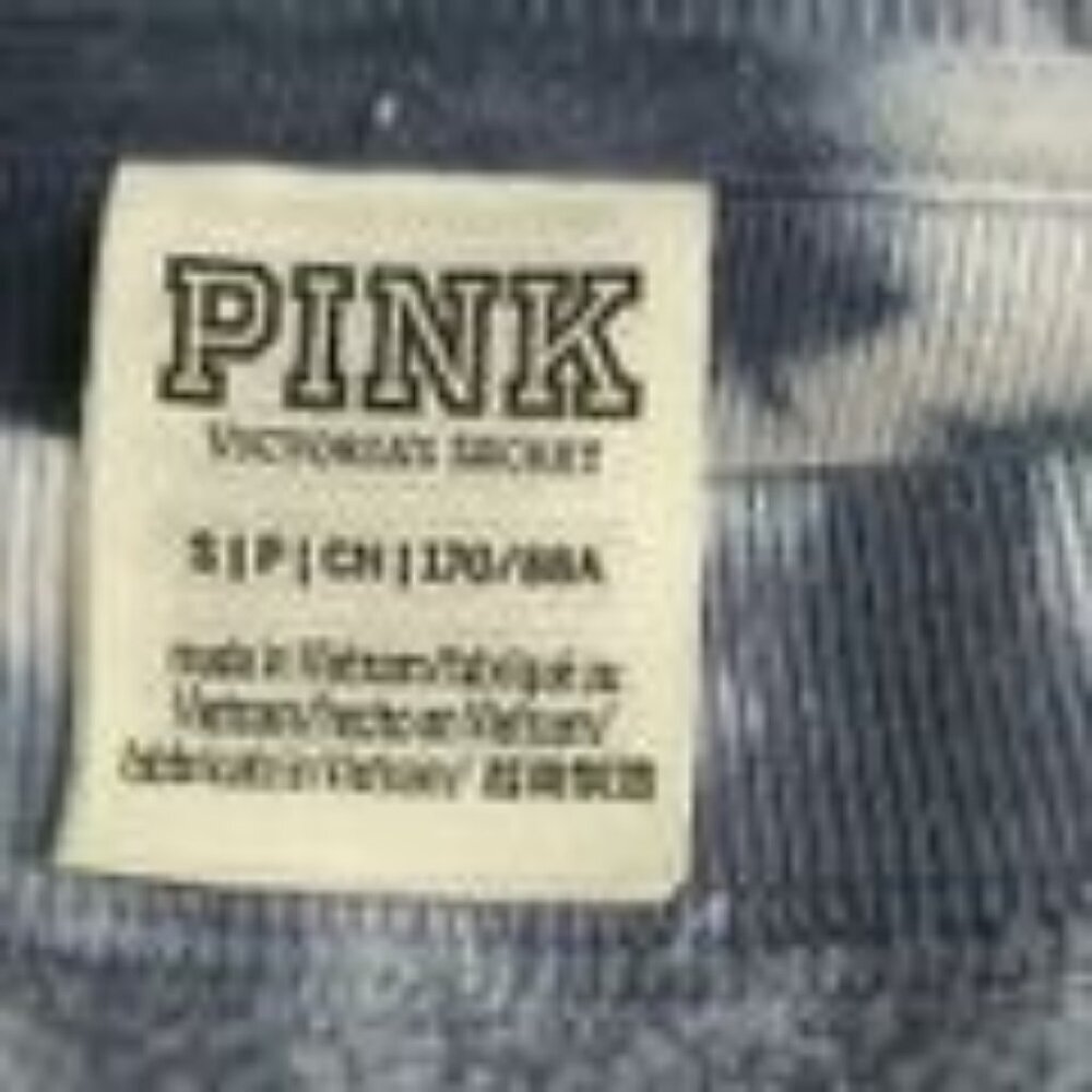 PINK Victoria's Secret Tie Dye Terry Cloth Sweatshirt & Joggers Set - Picture 9 of 10